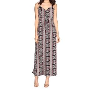 Floral Print Maxi with Spaghetti Straps